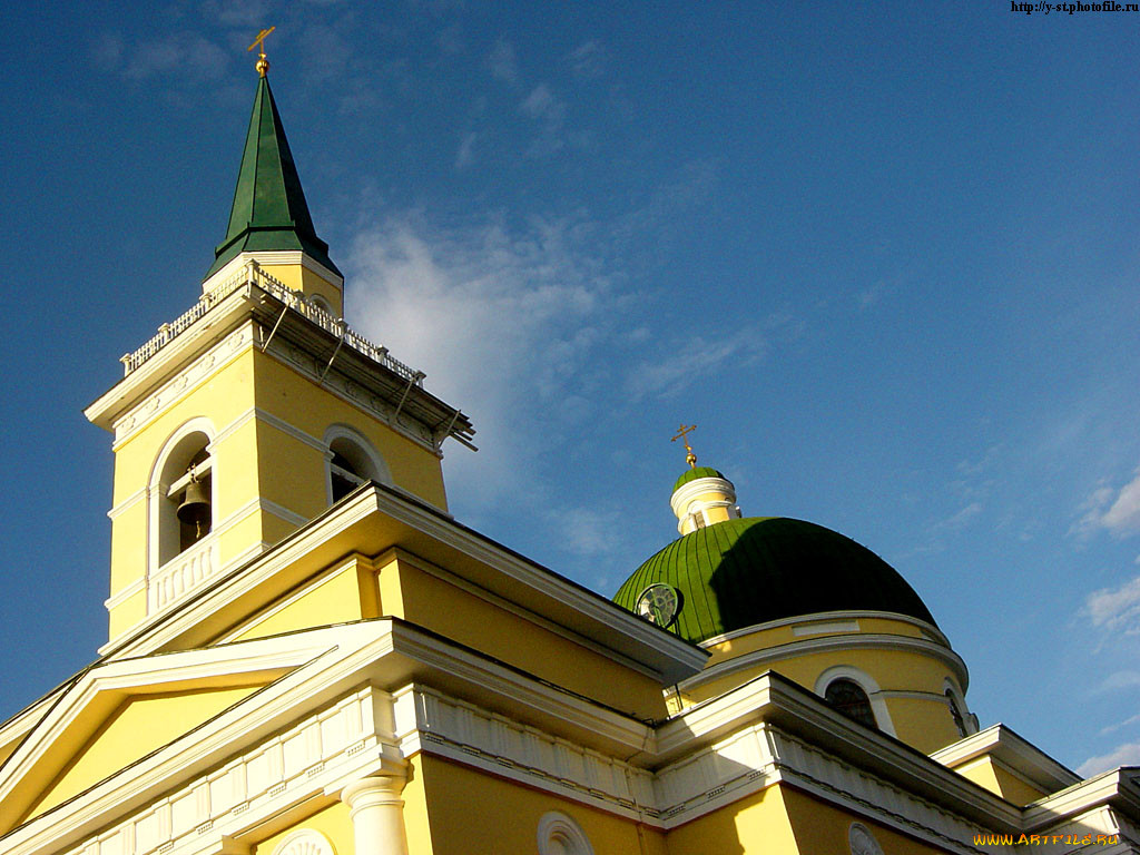 Омск Никольский собор осенью